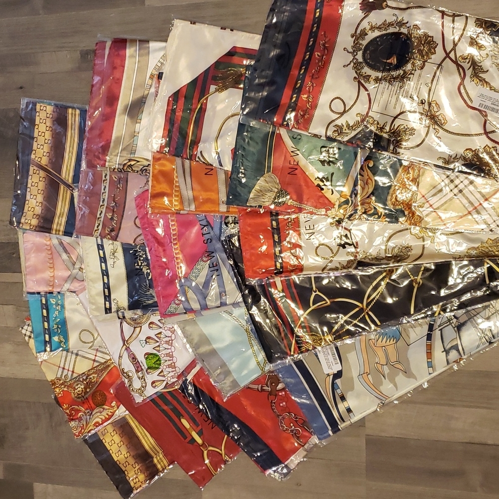 35x35 Silk Scarves